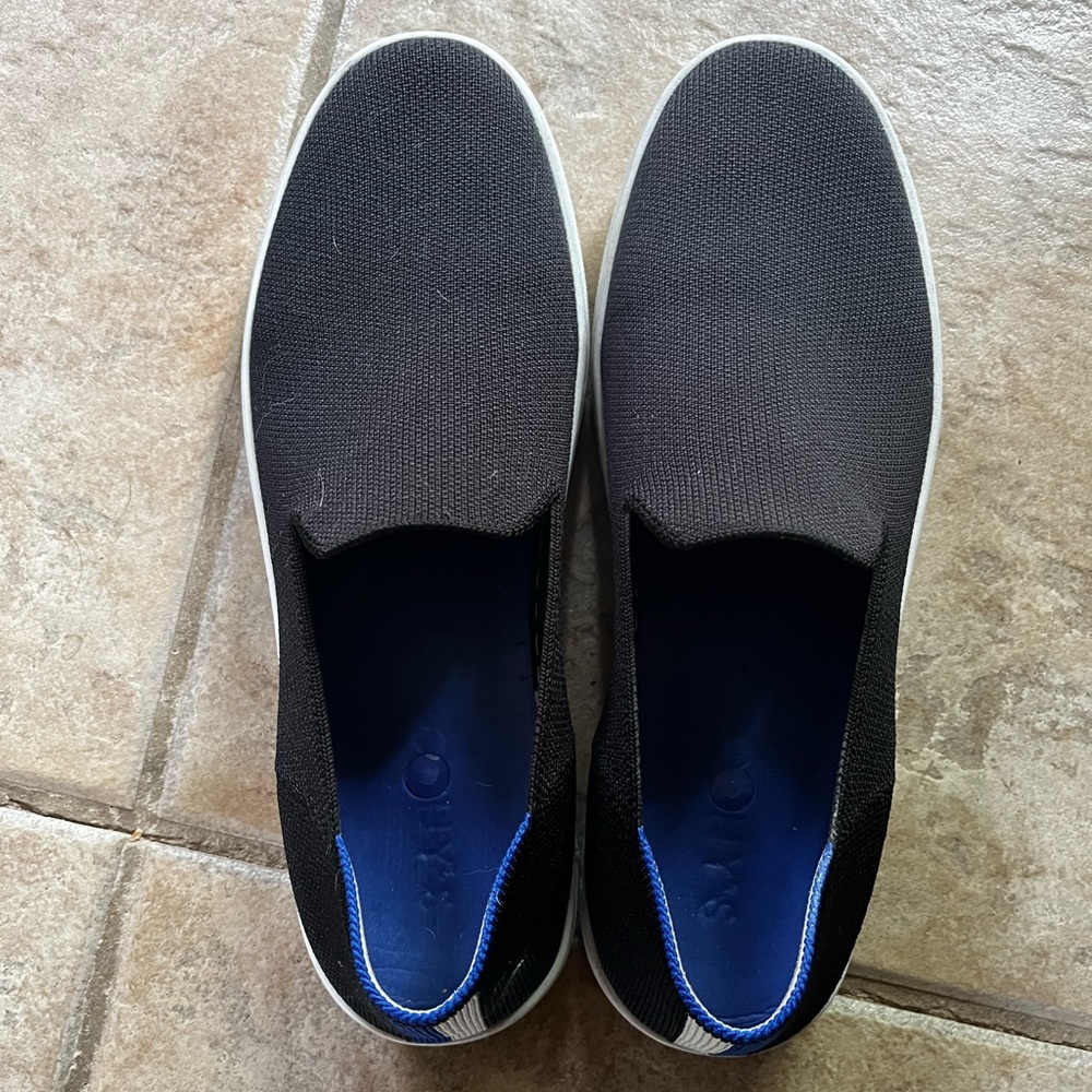 Rothy’s Slip On Sneakers Women’s Size 9 Black
